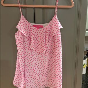 Lilly Pulitzer Pink and Cream Top